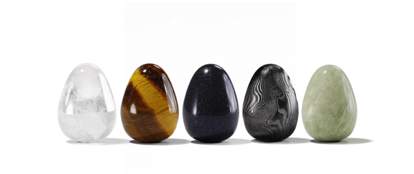 Orijin Design Co. All Natural Meditation, Mindfulness & Focus Tool. The  Thinking Egg. Natural Howlite Stone